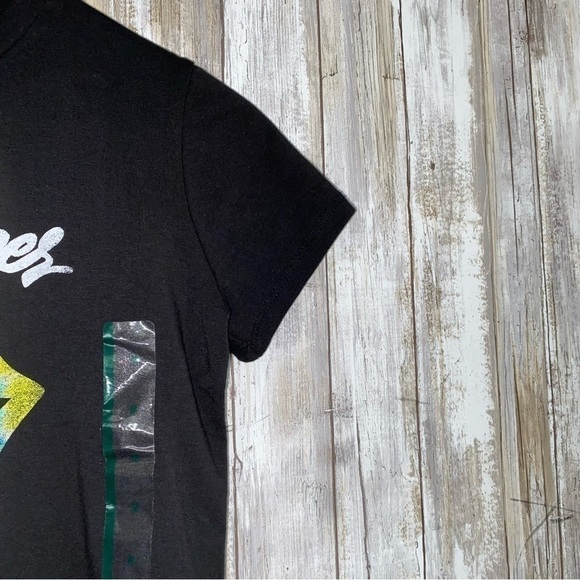 NWT The Rolling Stones Dye Black Crop - Picture 4 of 6